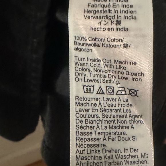 NWT Crewcuts Girl Denim Black Dress 14 - Picture 4 of 4